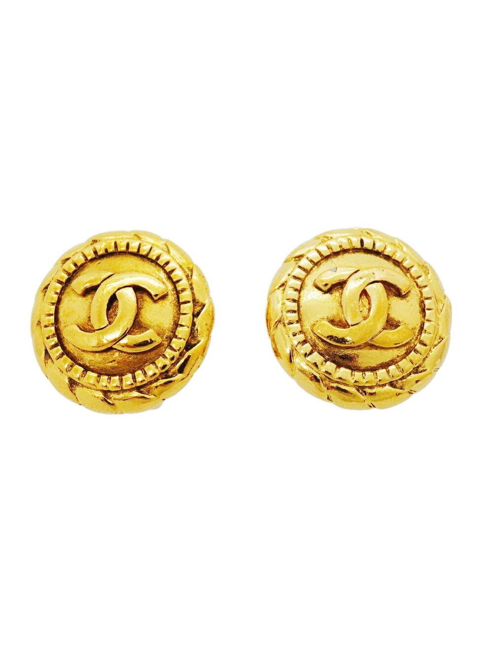 Chanel Cc Logo Circle Clip-On Earrings #371379C61B